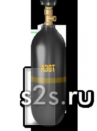 Баллон азотный емкостью 5 литров ГОСТ 949-73