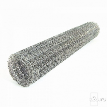 Сетка плетеная (рабица) стальная 60*60 (1,5*10) 1,8 мм (рулон)